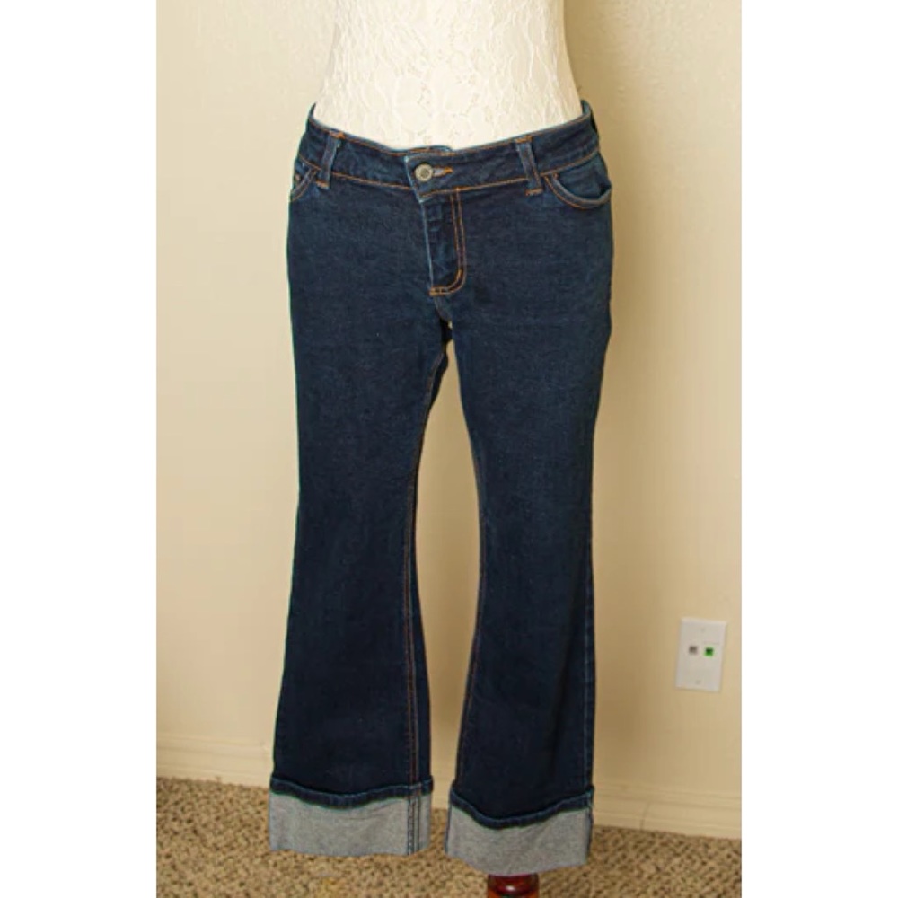 Vintage Dickies Blue Jeans Cuffing Pants Rockabilly Retro 9